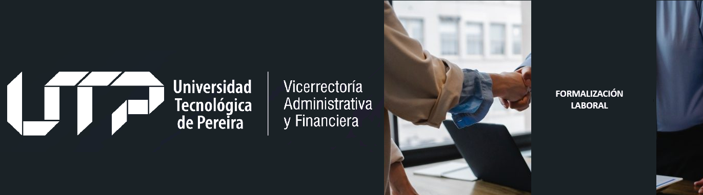 De acuerdo con lo definido en el Decreto 0391 de 2025, por medio del cual se establecen los elementos mínimos para el diseño e implementación de los planes de formalización laboral en las Instituciones de Educación Superior Estatales u Oficiales, se hace necesario dar claridad a la comunidad universitaria sobre el proceso de implementación, para lo cual, desde la Vicerrectoría Administrativa y Financiera, se generaron tres (3) vídeos a través de los cuales se contextualiza sobre las diferentes situaciones que existen alrededor de la formalización laboral, así como del proceso que se va a realizar a nivel institucional respecto a este Decreto. El primer vídeo presenta información relacionada con la financiación de la UTP y demás universidades públicas, según las cifras que se manejan desde el Sistema Universitario Estatal SUE. El segundo vídeo da claridad sobre los recursos de las universidades y cómo se ha realizado la distribución de estos. y el tercero de ellos, muestra todo lo relacionado con el diseño e implementación de los planes de formalización en las instituciones de Educación Superior Estatales y Oficiales, así como el abordaje a realizar a nivel institucional.