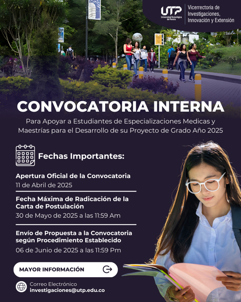 CONVOCATORIA INTERNA PARA APOYAR A ESTUDIANTES DE ESPECIALIZACIONES ...