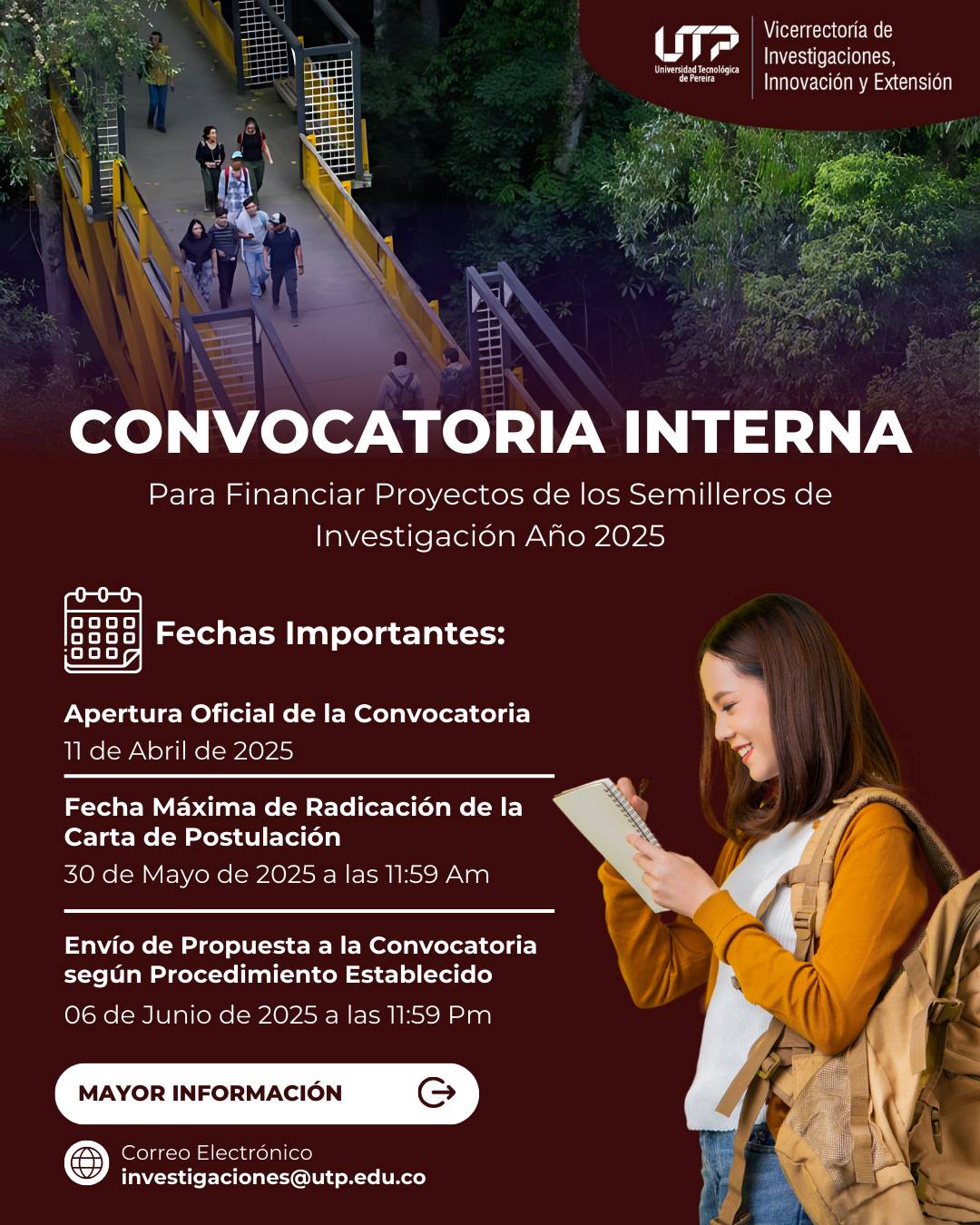 CONVOCATORIA PARA FINANCIAR PROYECTOS DE LOS SEMILLEROS DE ...